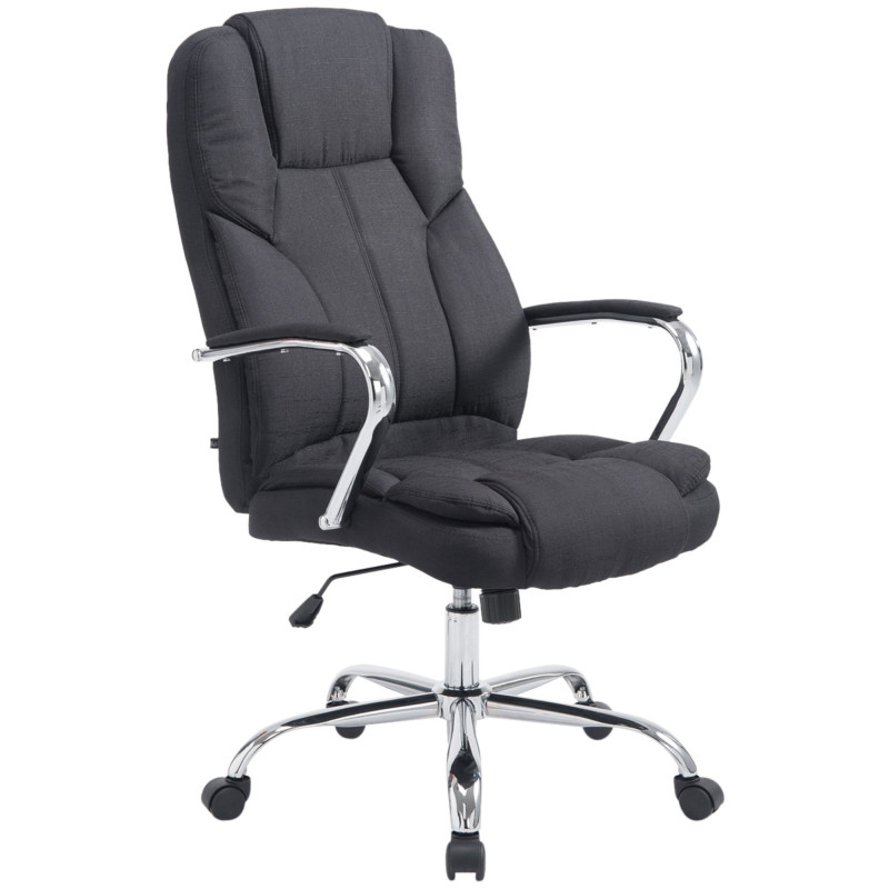 Silla De Oficina XXL Xanthos En Tela Negro