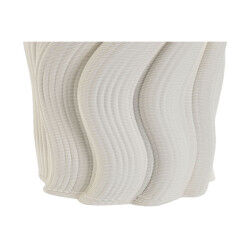 Vase Home ESPRIT Blanc Grès Moderne 16 x 16 x 26 cm