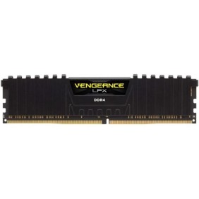 Mémoire RAM - CORSAIR - Vengeance LPX DDR4 - 16GB 2x8GB DIMM - 3200 MHz  - 1.35V - Noir (CMK16GX4M2E3200C)