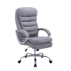 Fauteuil de bureau BIG Vancouver en tissu gris