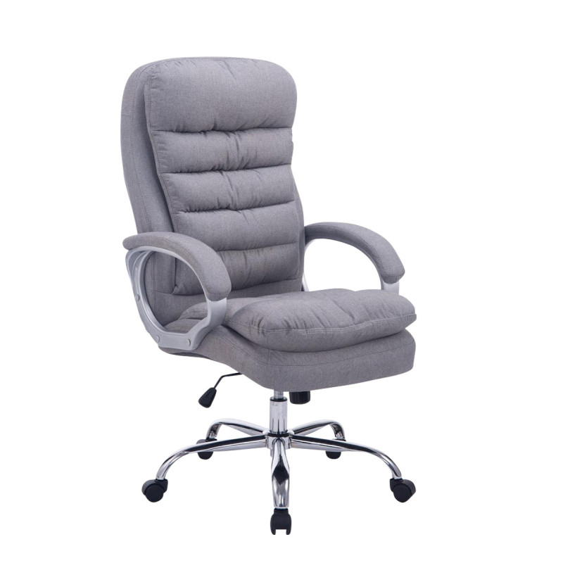 Fauteuil de bureau BIG Vancouver en tissu gris