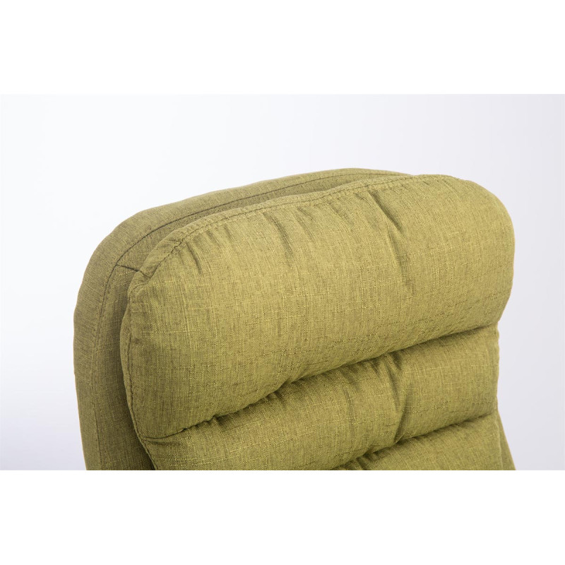 Sedia da ufficio XXL Vancouver tessuto verde