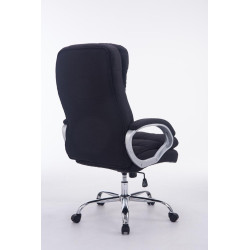 Fauteuil de bureau BIG Vancouver en tissu noir