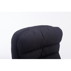 Fauteuil de bureau BIG Vancouver en tissu noir