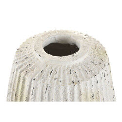 Vase Home ESPRIT Blanc Magnésium 28 x 28 x 41 cm