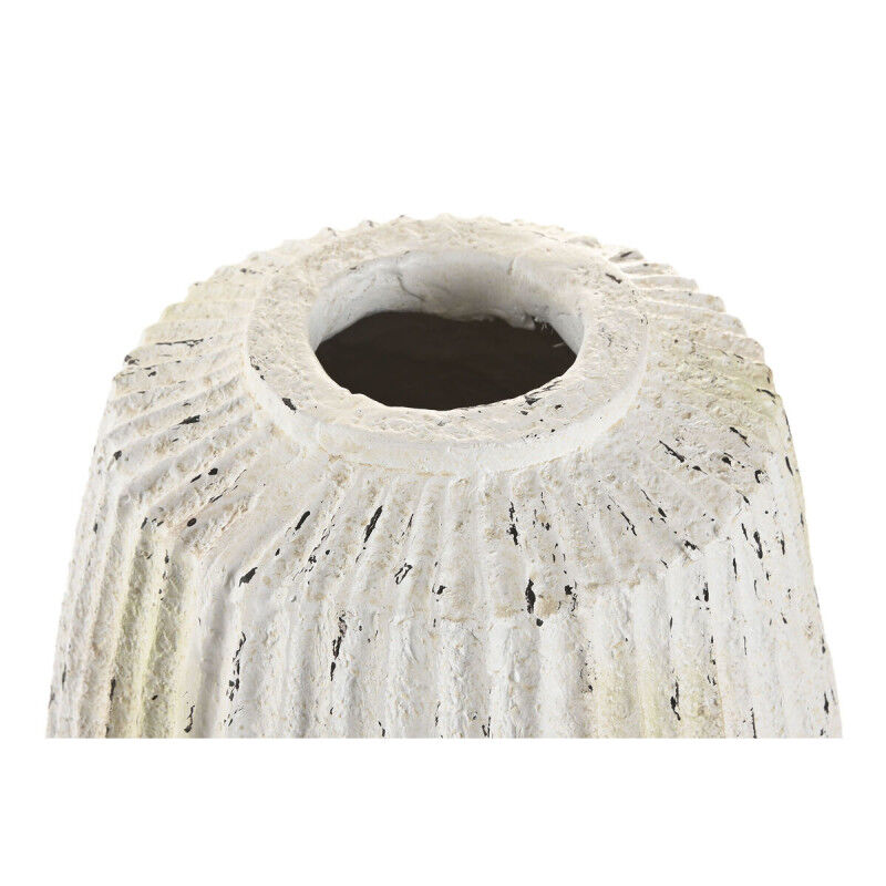 Vase Home ESPRIT Blanc Magnésium 28 x 28 x 41 cm
