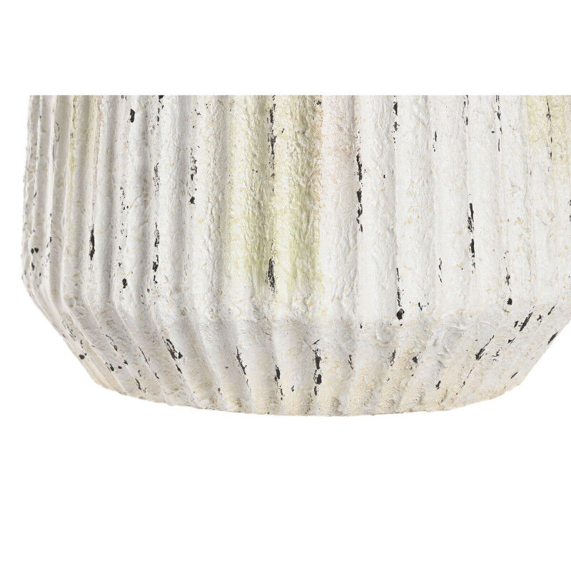Vase Home ESPRIT Blanc Magnésium 28 x 28 x 41 cm