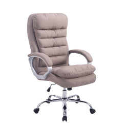 Fauteuil de bureau BIG Vancouver tissu taupe