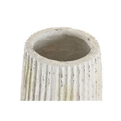 Vase Home ESPRIT Blanc Magnésium 28 x 28 x 53 cm