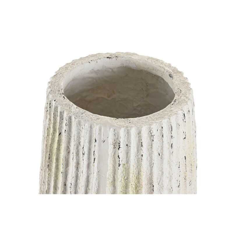 Vase Home ESPRIT Blanc Magnésium 28 x 28 x 53 cm