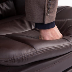 Silla de oficina XL Troy Marrón