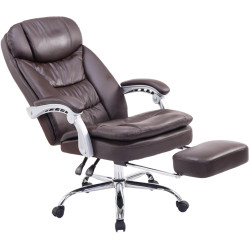 Fauteuil de bureau XL Troy marron