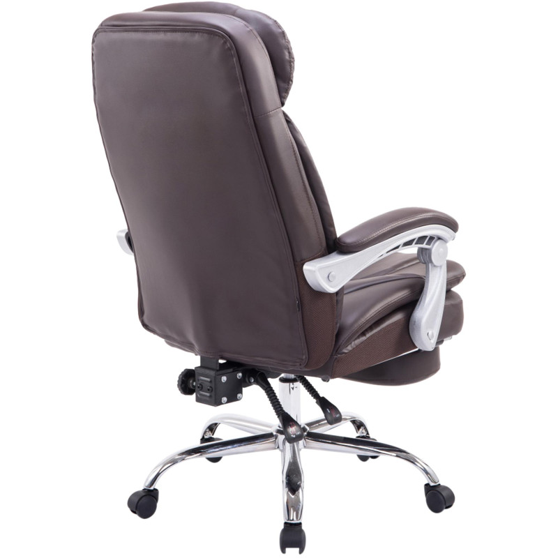 Fauteuil de bureau XL Troy marron