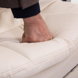 Silla de oficina XL Troy Crema