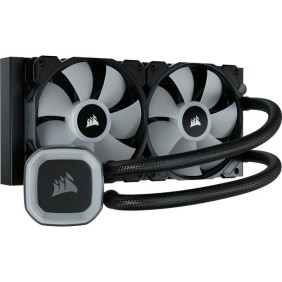 Watercooling - CORSAIR - H100 RGB AIO - Radiateur 240mm - Refroidissement Liquide pour processeur