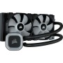 Watercooling - CORSAIR - H100 RGB AIO - Radiateur 240mm - Refroidissement Liquide pour processeur