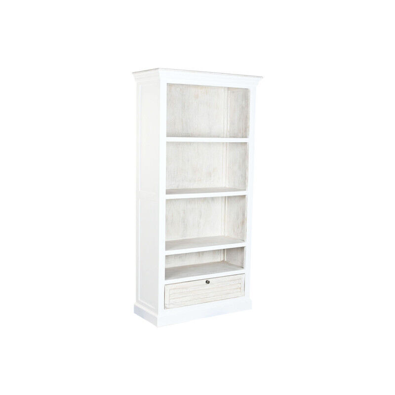 Étagère Home ESPRIT Blanc Bois de manguier 90 x 40 x 180 cm