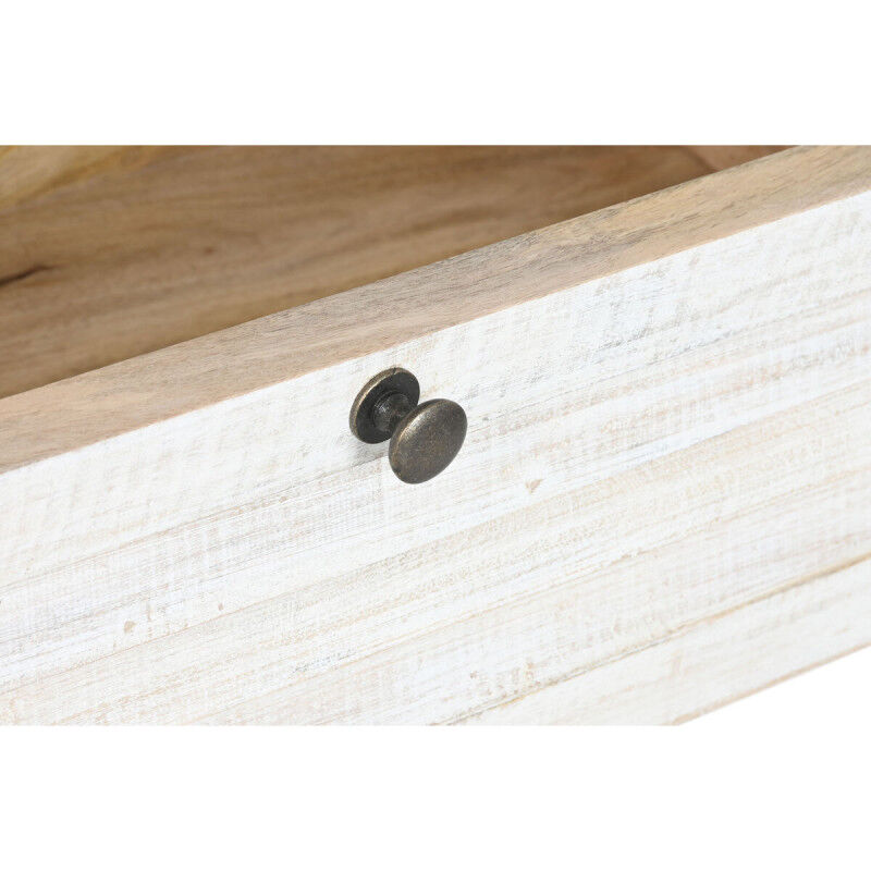 Étagère Home ESPRIT Blanc Bois de manguier 90 x 40 x 180 cm