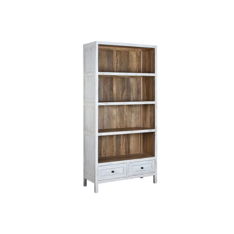 Étagère Home ESPRIT Blanc Bois de manguier 100 x 40 x 198 cm