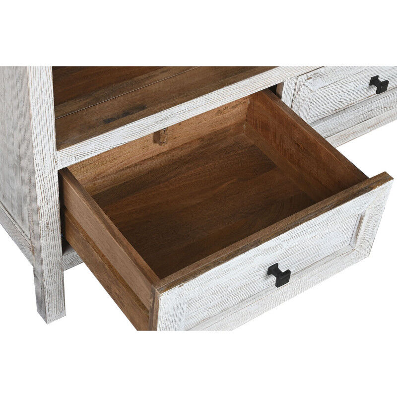 Étagère Home ESPRIT Blanc Bois de manguier 100 x 40 x 198 cm