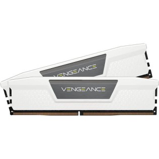 Mémoire RAM - CORSAIR - Vengeance DDR5 - 32GB 2x16GB DIMM - 5600 MHz - 1,25V - Blanc (CMK32GX5M2B5600C36W)