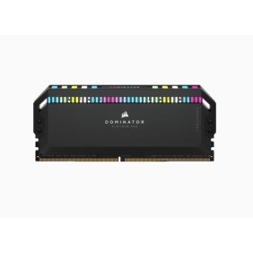 Mémoire RAM - CORSAIR - DOMINATOR PLATINUM RGB DDR5 - 32GB 2x16GB DIMM - 6000 MHz - 1,25V - Noir (CMT32GX5M2X6000C36)