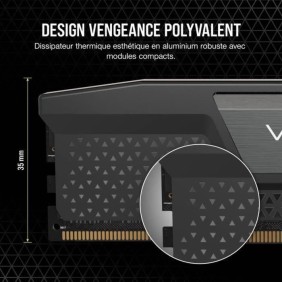 CORSAIR Vengeance 64GB 2x32GB - DDR5 5200MHz - CAS40 - Black (CMK64GX5M2B5200C40)