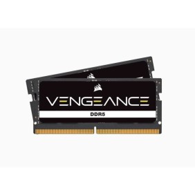 Mémoire RAM - CORSAIR - Vengeance DDR5 - 16GB 2x8GB SODIMM - 4800 MHz - 1,1V - Noir (CMSX16GX5M2A4800C40)