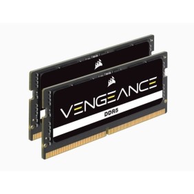 Mémoire RAM - CORSAIR - Vengeance DDR5 - 16GB 2x8GB SODIMM - 4800 MHz - 1,1V - Noir (CMSX16GX5M2A4800C40)