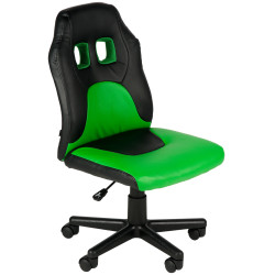Fauteuil de bureau pour enfants Fun noir/vert