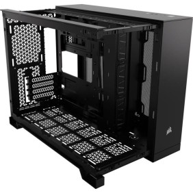 Boîtier PC - CORSAIR - 2500D AIRFLOW Micro ATX Dual Chamber - Noir