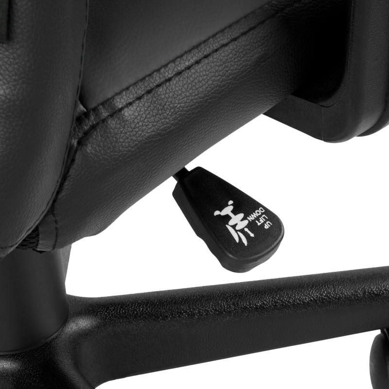 Fauteuil de bureau pour enfants Fun noir/noir