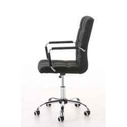 Fauteuil de bureau Deli V2 en tissu noir