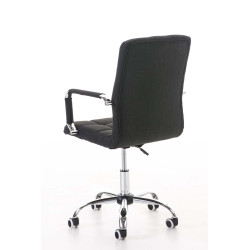 Fauteuil de bureau Deli V2 en tissu noir