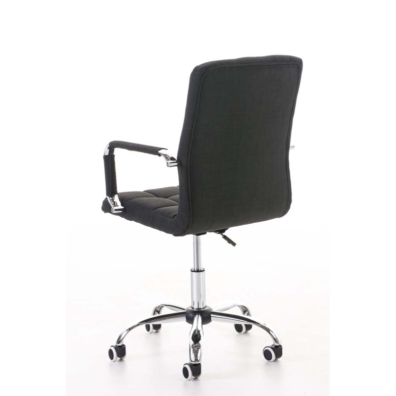 Fauteuil de bureau Deli V2 en tissu noir