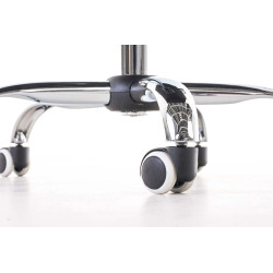 Fauteuil de bureau Deli V2 en tissu noir