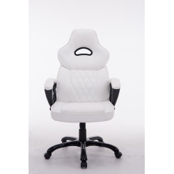 Sedia gaming BIG XXX in similpelle bianco