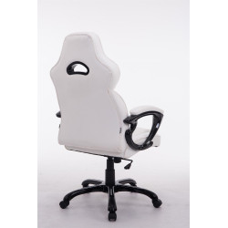 Sedia gaming BIG XXX in similpelle bianco