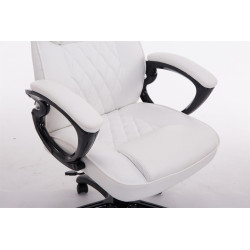 Sedia gaming BIG XXX in similpelle bianco