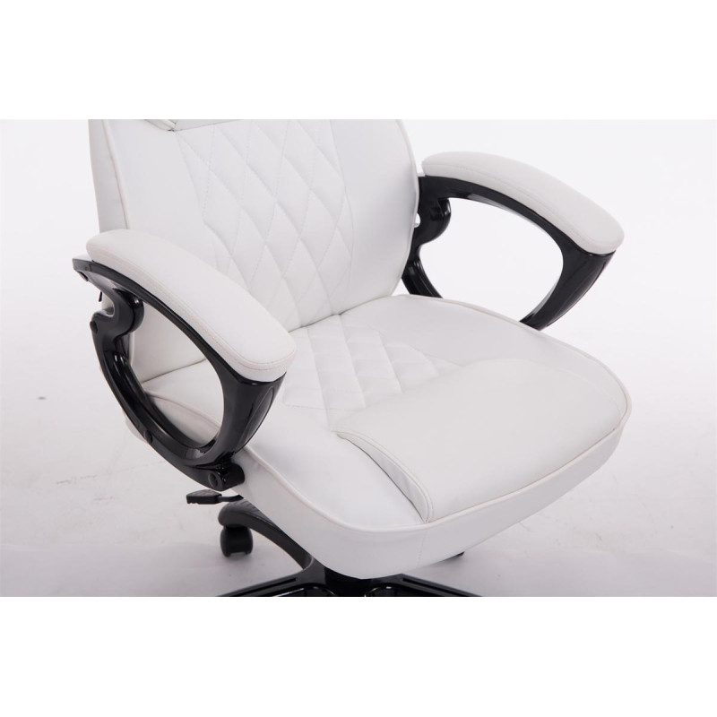 Sedia gaming BIG XXX in similpelle bianco