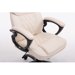 Fauteuil de bureau BIG XXX crème