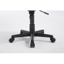 Tabouret de travail Bastian, noir et violet