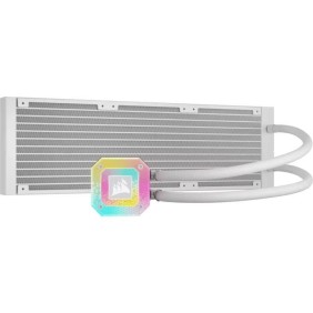 CORSAIR - H150i ELITE CAPELLIX XT - Kit de Watercooling tout-en-un - Radiateur 360mm - Blanc - (CW-9060073-WW)