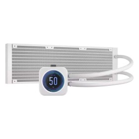 CORSAIR - H150i ELITE LCD XT - Kit de Watercooling tout-en-un - Radiateur 360mm - Blanc - (CW-9060077-WW)