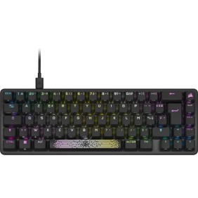 Clavier gaming optique et mécanique - CORSAIR - K65 PRO MINI - Rétroéclaire LED RGB - Switchs CORSAIR OPX - Noir