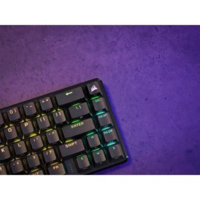 Clavier gaming optique et mécanique - CORSAIR - K65 PRO MINI - Rétroéclaire LED RGB - Switchs CORSAIR OPX - Noir