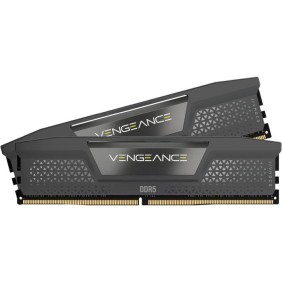 Mémoire RAM - CORSAIR - Vengeance DDR5 RAM 64Go (2x32Go) 5600MHz CL40 AMD EXPO Compatible iCUE - Gris (CMK64GX5M2B5600Z40)