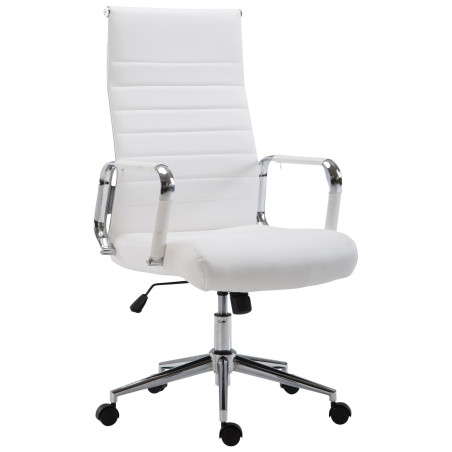 Chaise de bureau Columbus blanche