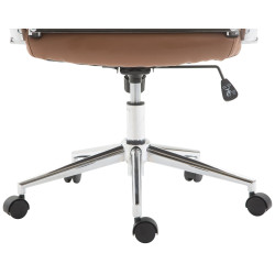 Fauteuil de bureau Columbus marron clair