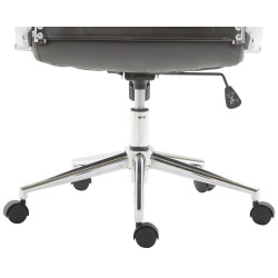 Sedia ufficio Kolumbus in similpelle grigio